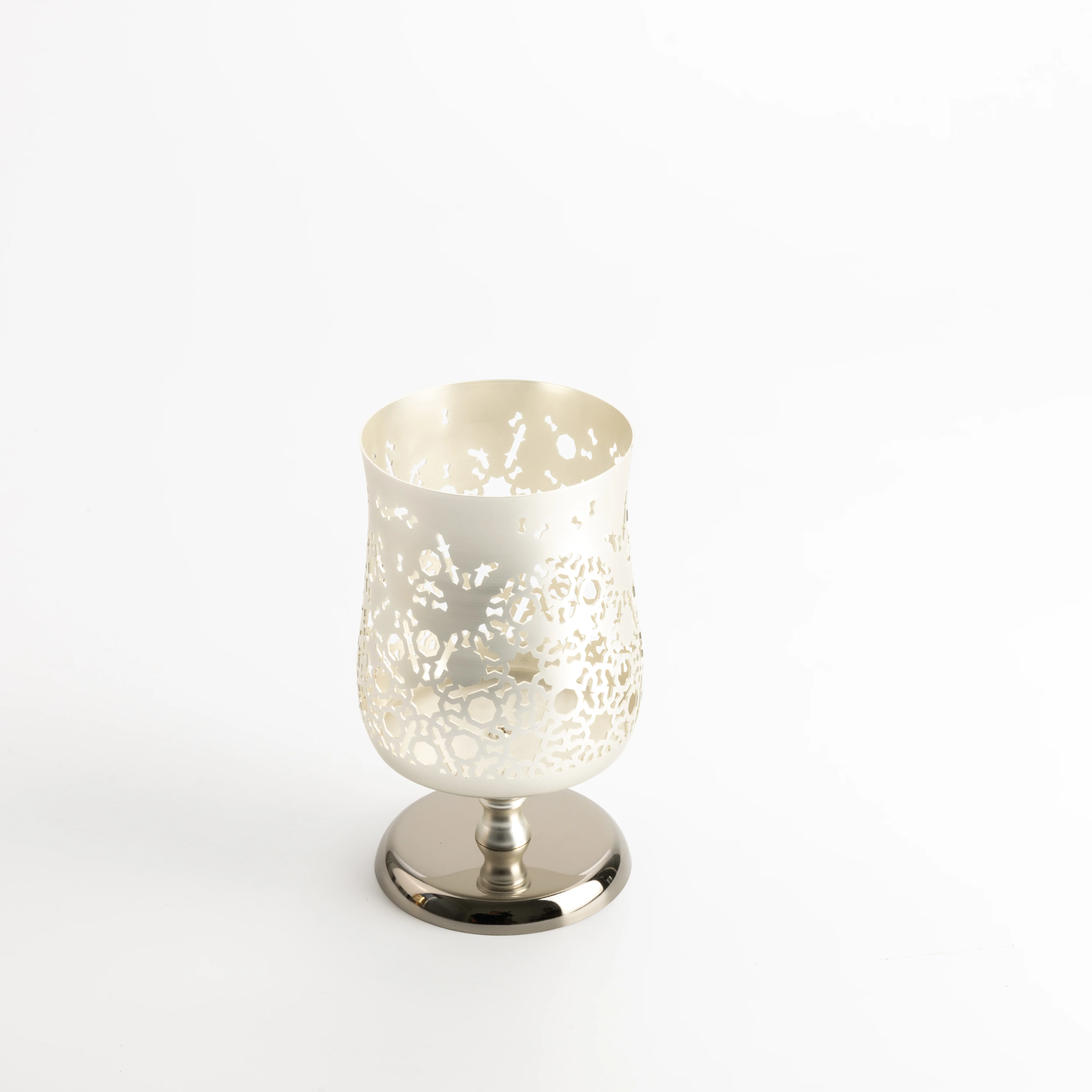 Nourhan - Medium Candle Holder - Silver - Image 4