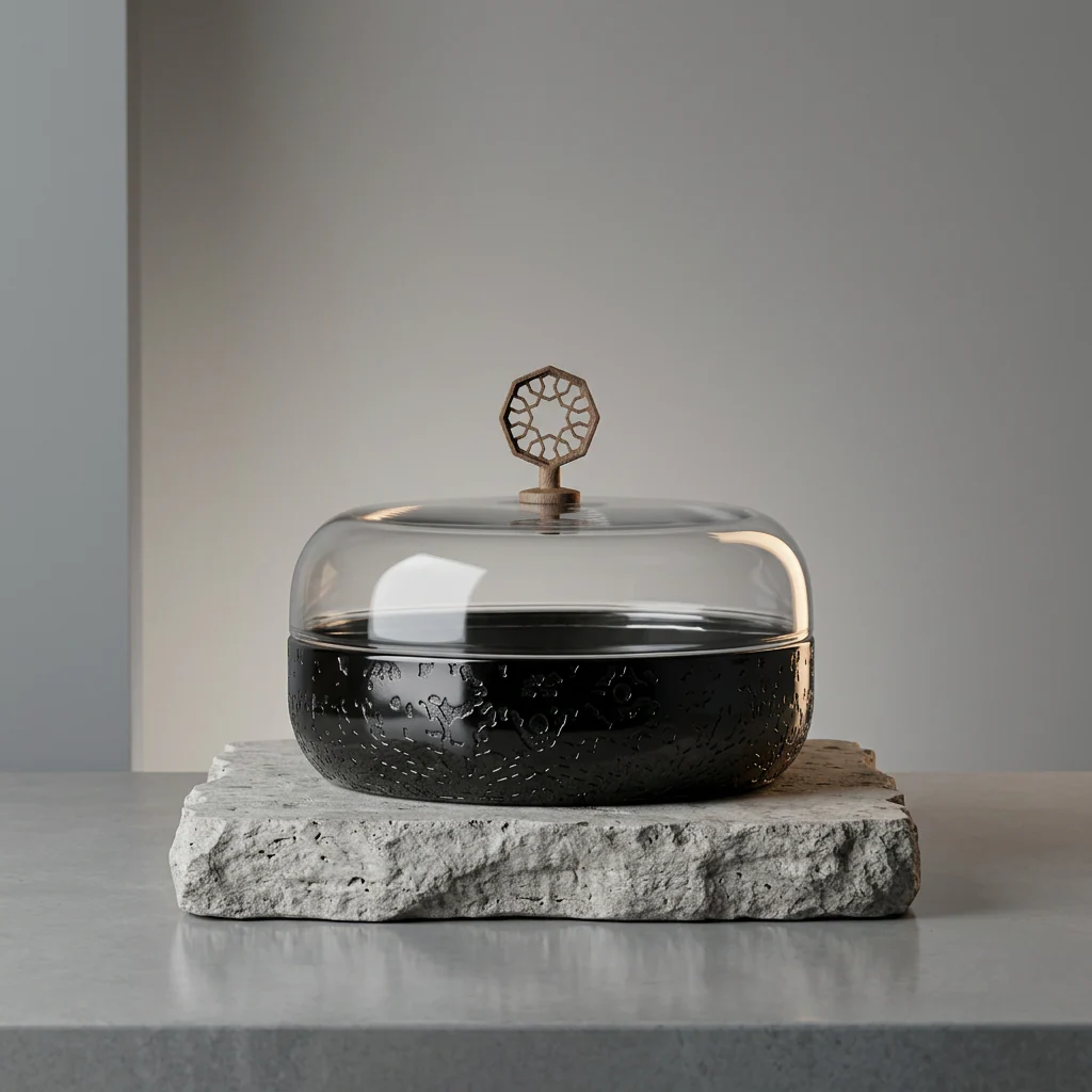 Nourhan - Medium Canister - Black Walnut - Image 2
