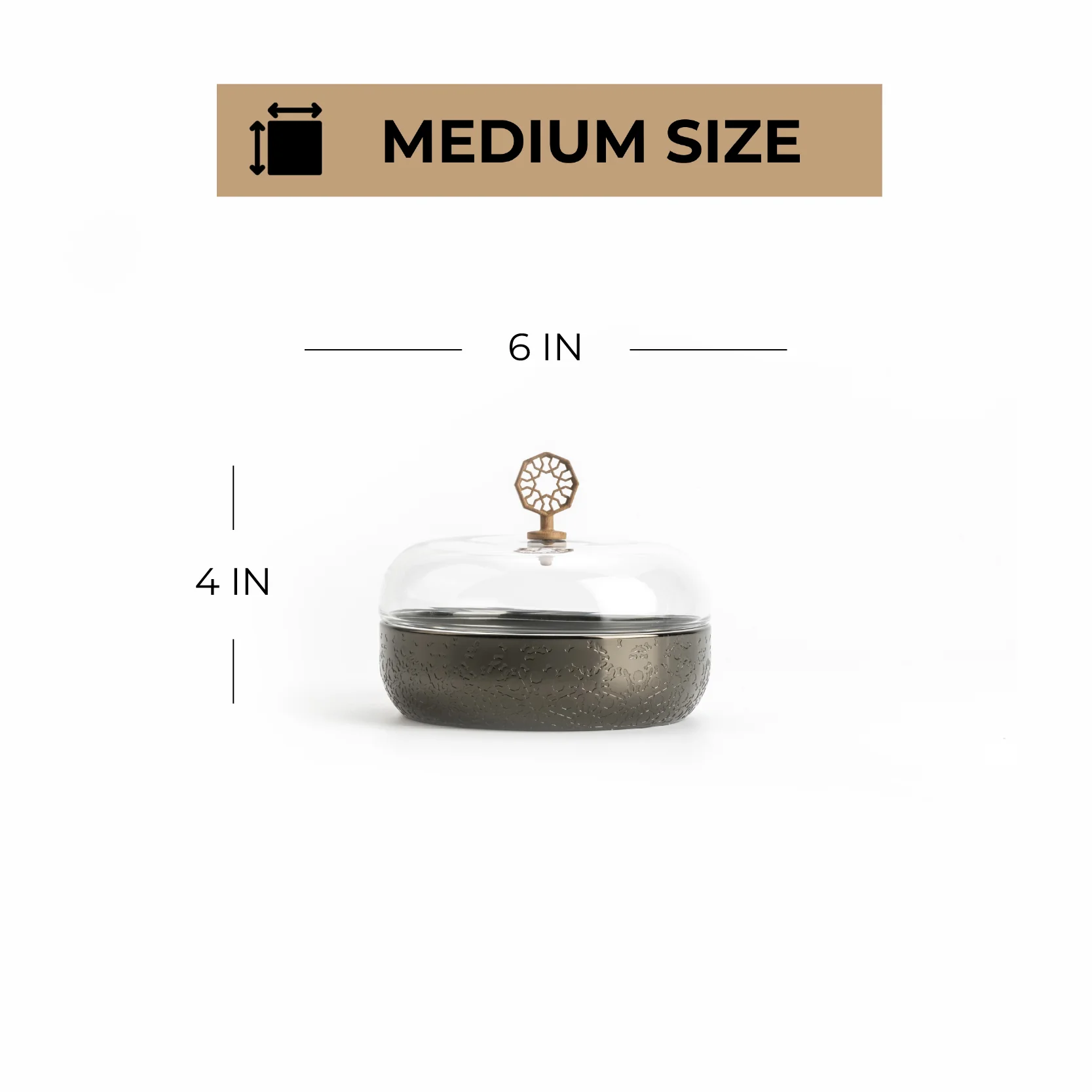 Nourhan - Medium Canister - Black Walnut - Image 4