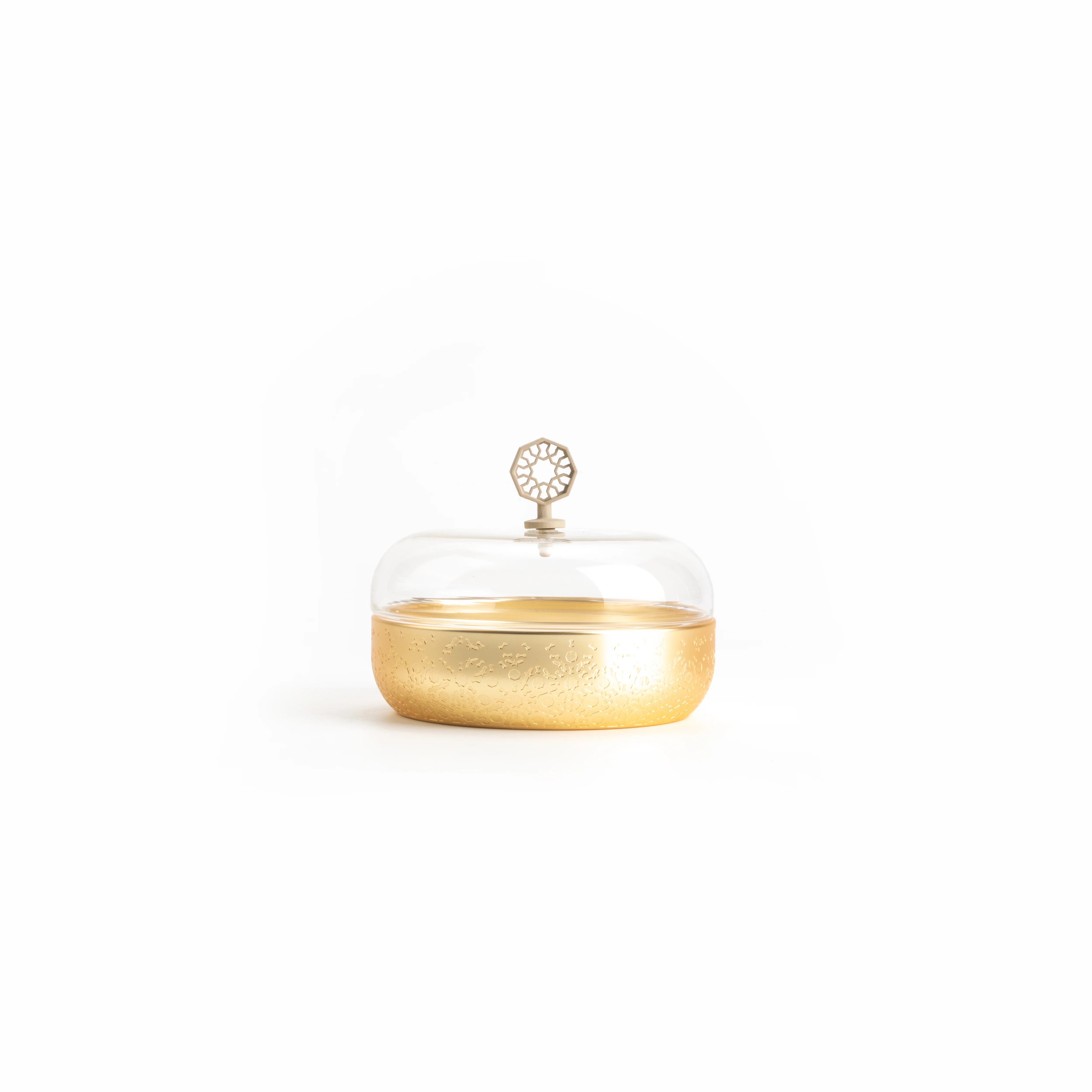 Nourhan - Medium Canister - Gold & Beige - Image 5