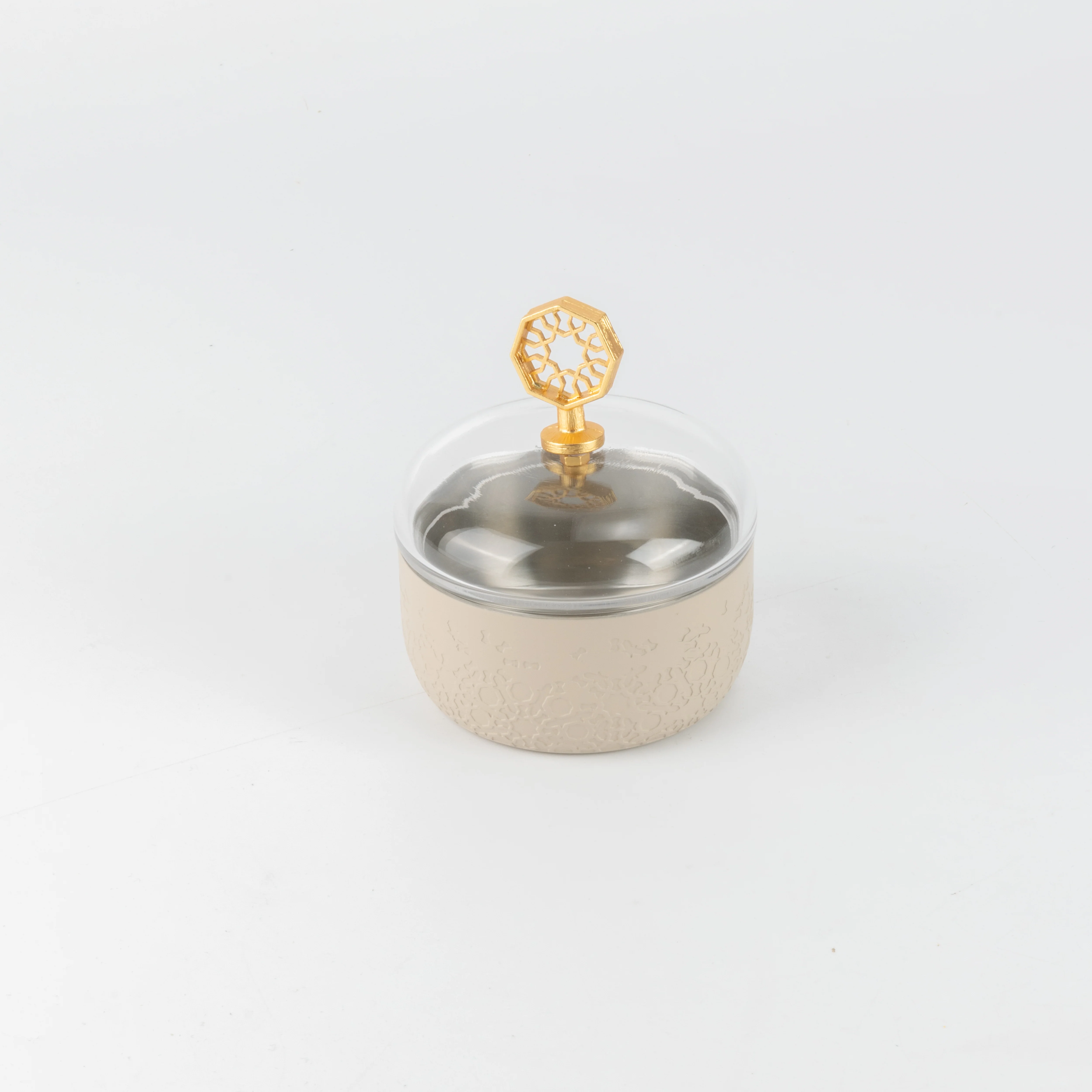 Nourhan -  Tea Set (19-Pc) - Gold & Beige - Image 7