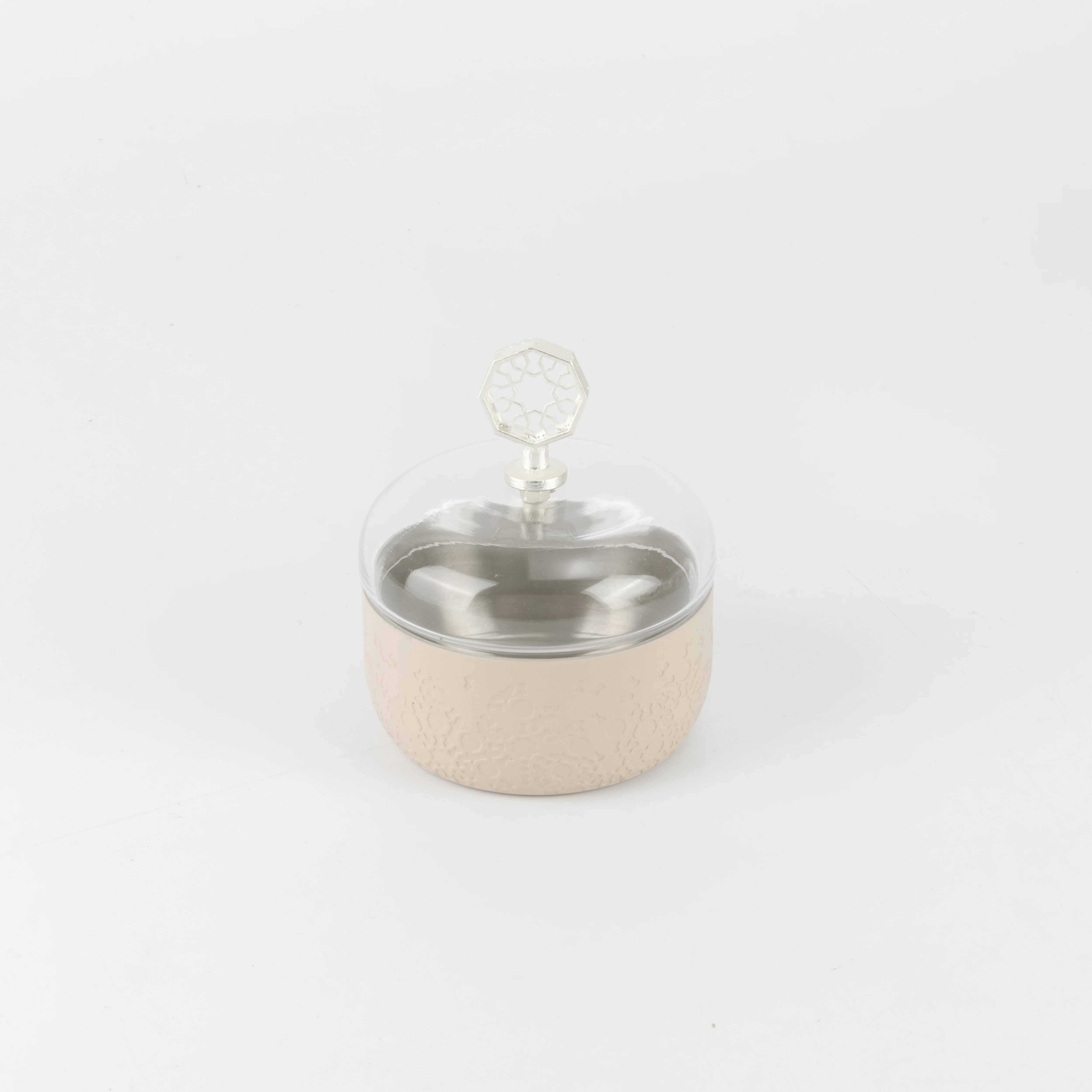 Nourhan -  Tea Set (19-Pc) - Beige & Silver - Image 6