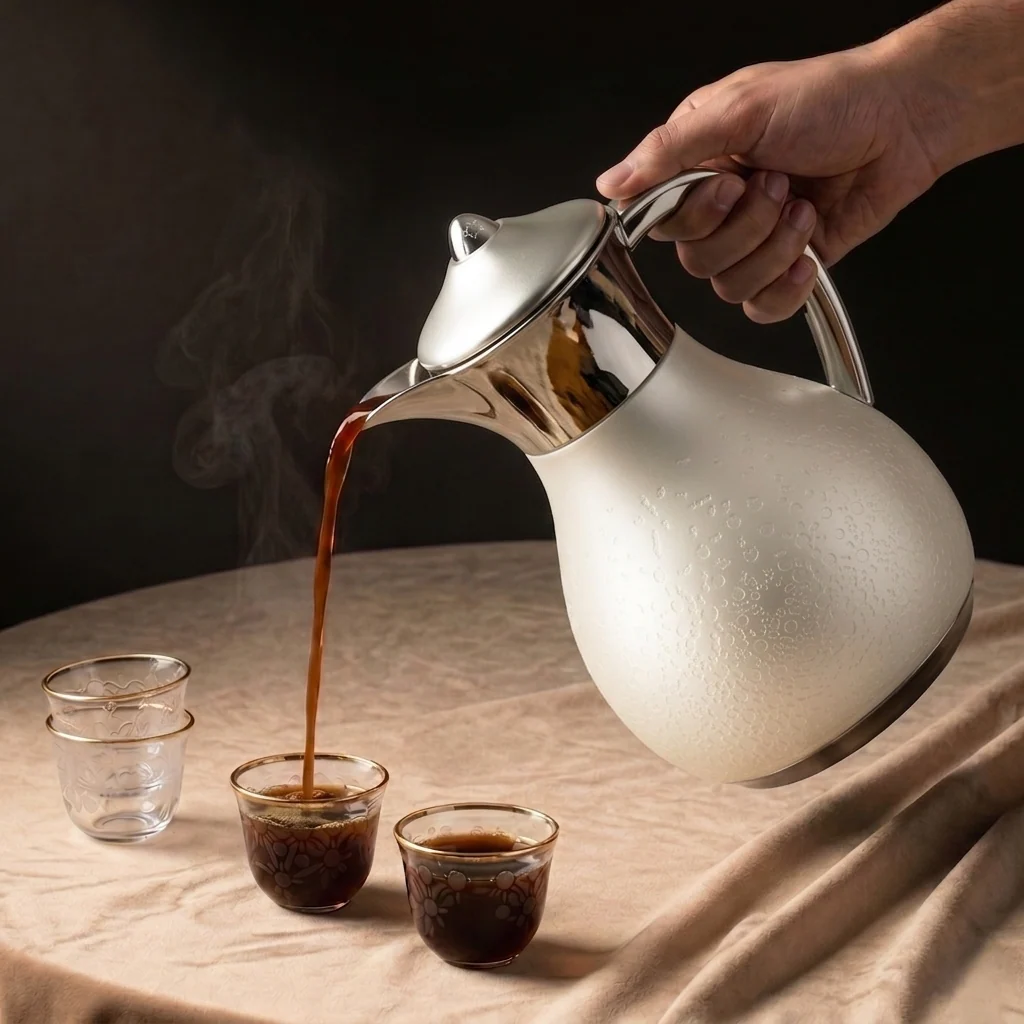 Nourhan - Vacuum Flask/Thermos - Silver - Image 7