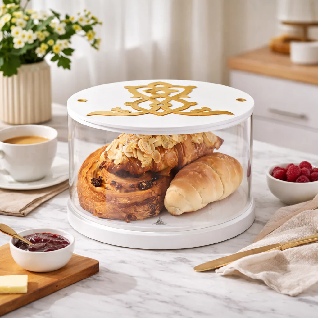 Rumi - The Luma Large Bread & Pastry Dome - white