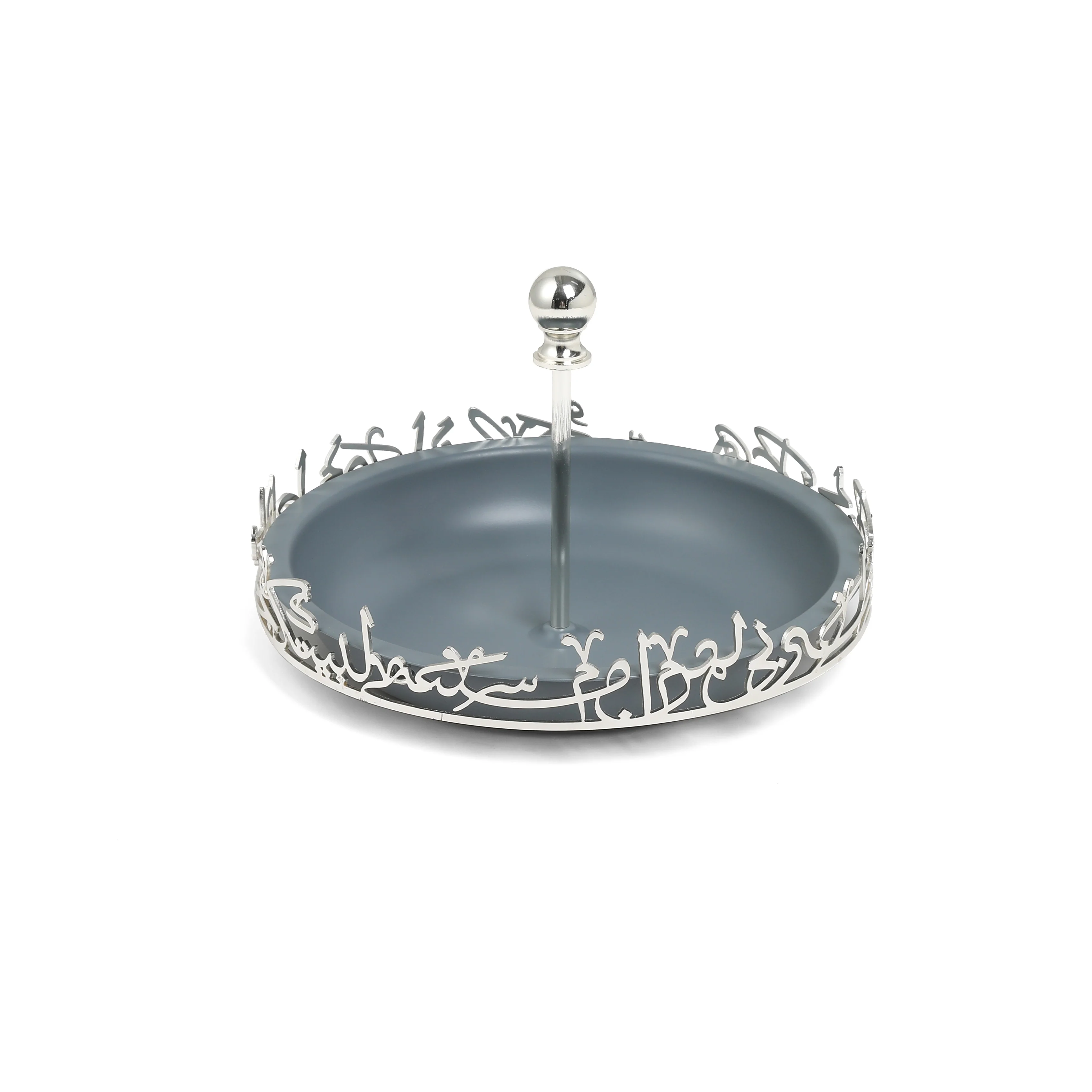 The Refined Medium Serving Set – Haze Blue & Silver - Image 2