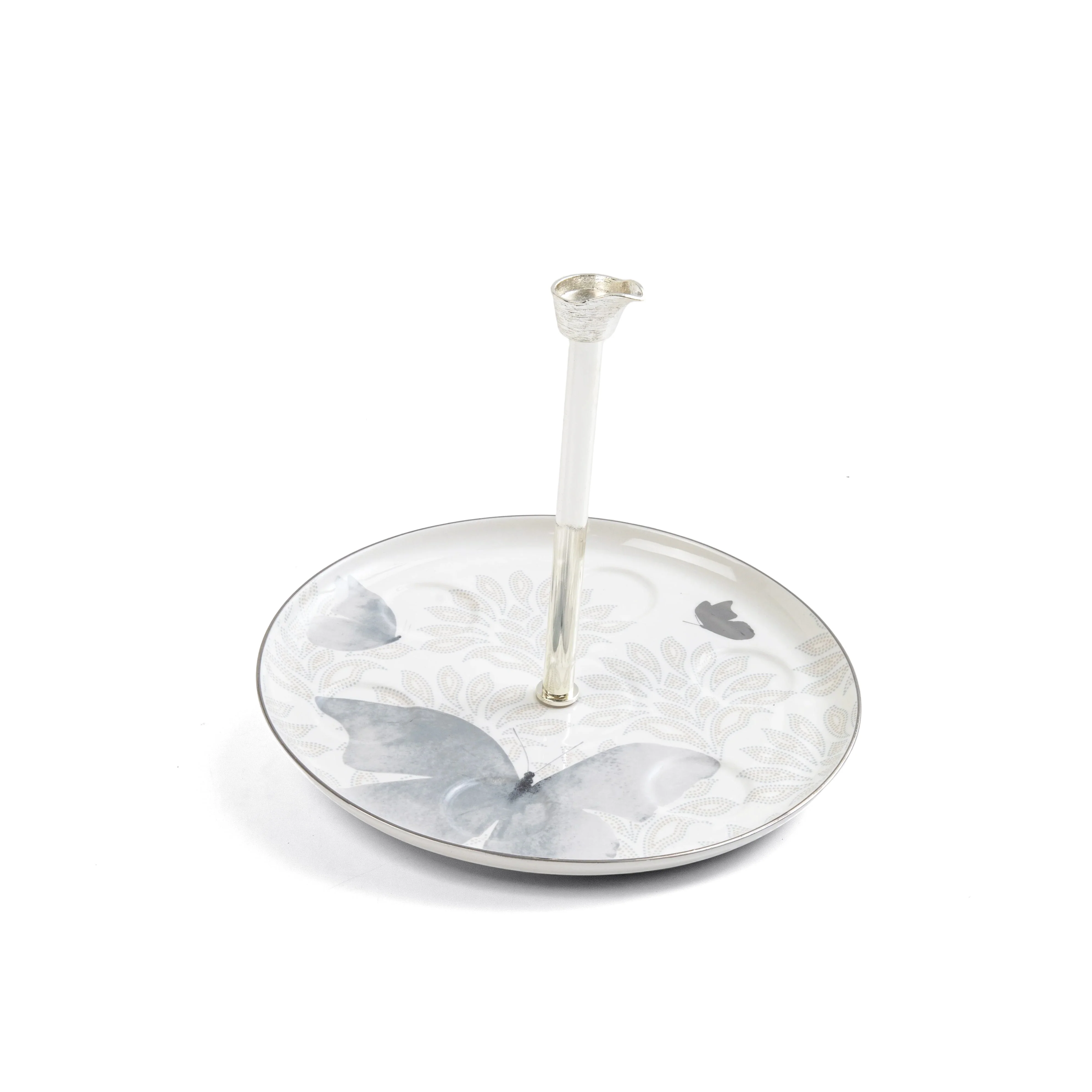 Veloura - Arabic Coffee Cups With Holder - Grey & Silver - Image 3