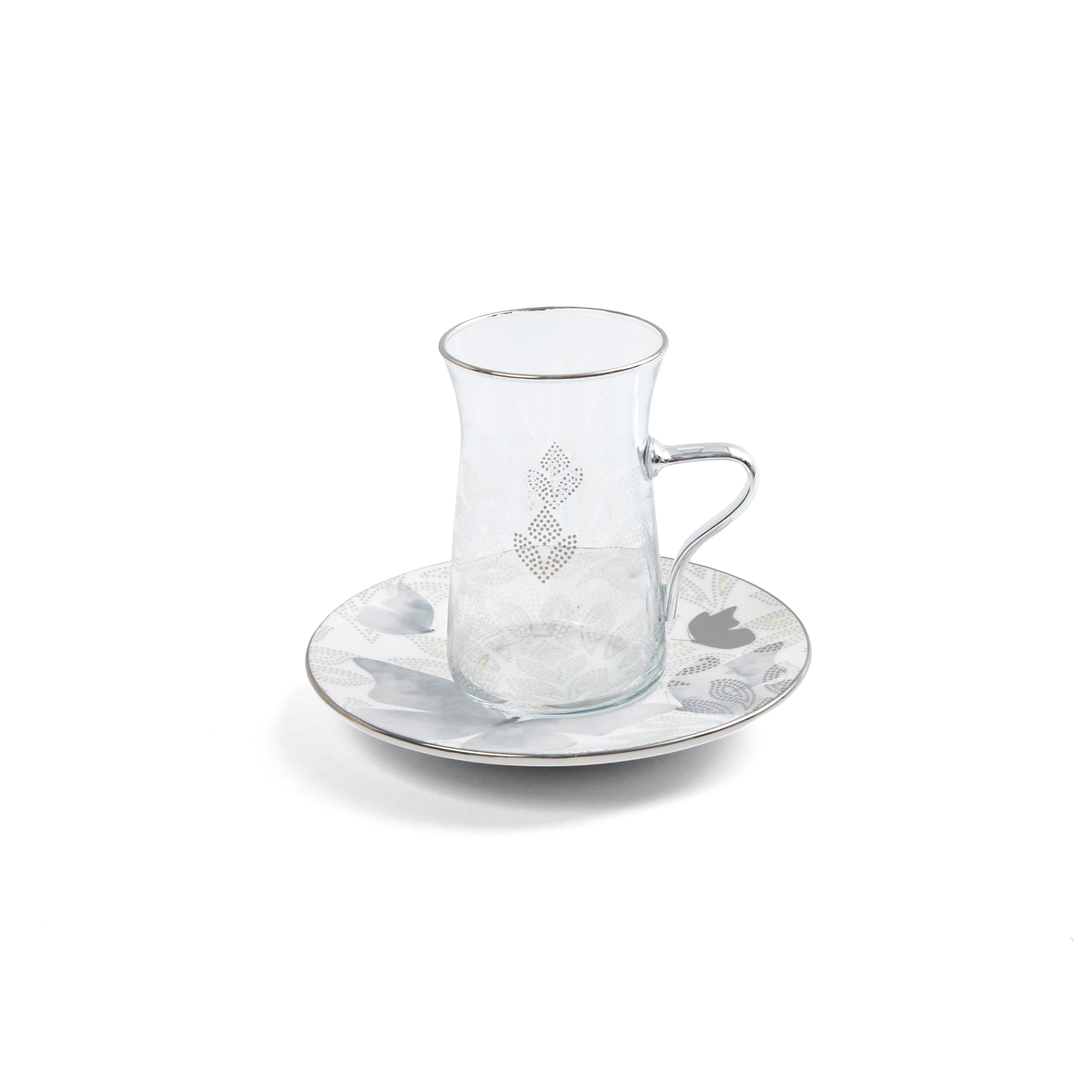 Veloura - Tea Set (13-Pc) - Grey & Silver - Image 3