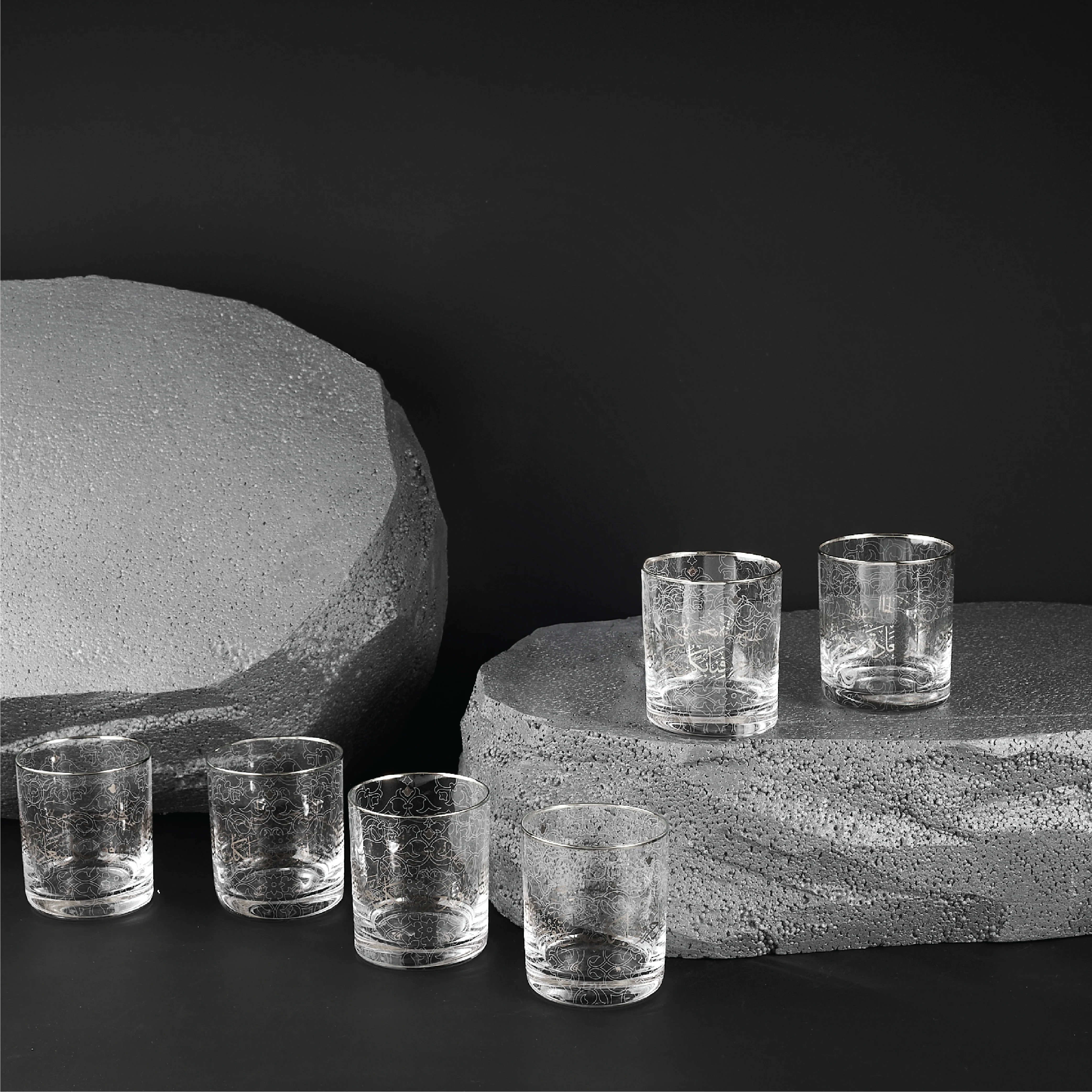 Elegant Joud -  6 Short Cups - Silver - Image 2