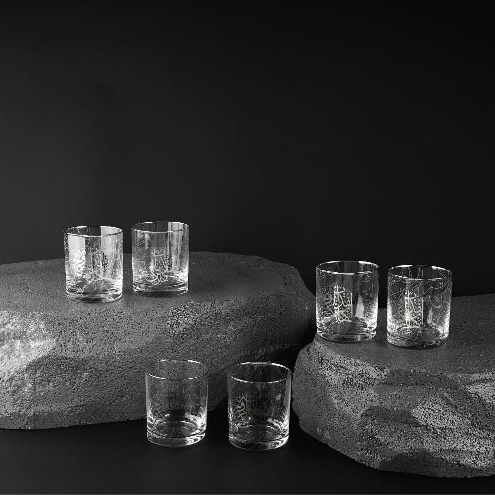 Zuwar -  6 Short Cups - Silver - Image 2